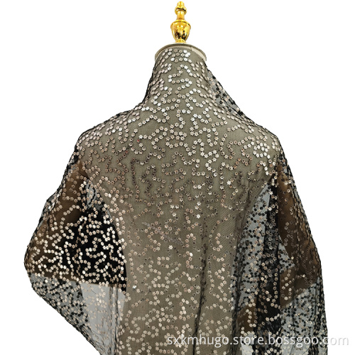 Elegantes Blumenmuster -Mesh Stick -Pailletten -Glitzer -Fabrik